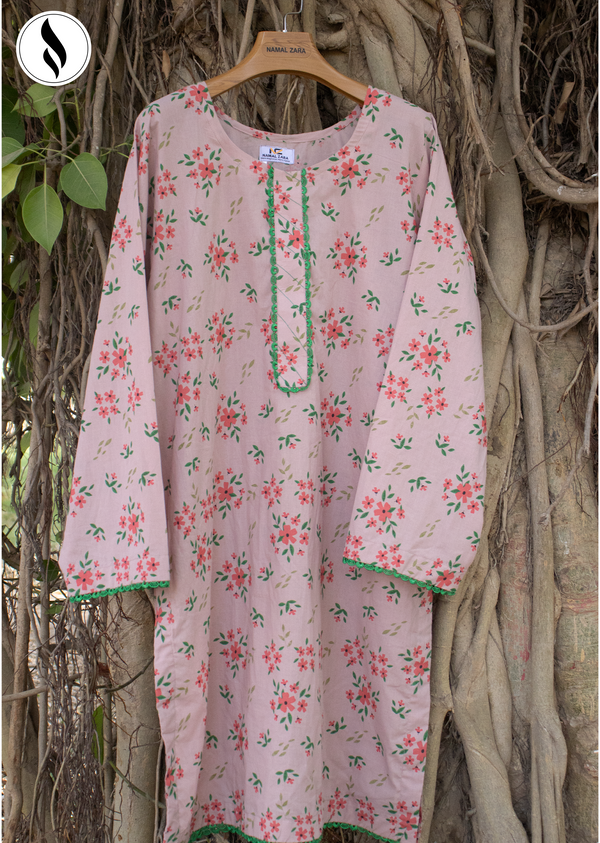 NZSC-415 2 Piece Blossom Bliss Co Ord Set Lawn