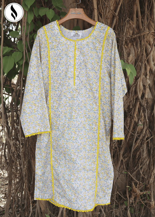 NZSC-416 2 Piece Sunshine Meadow Co Ord Set Lawn