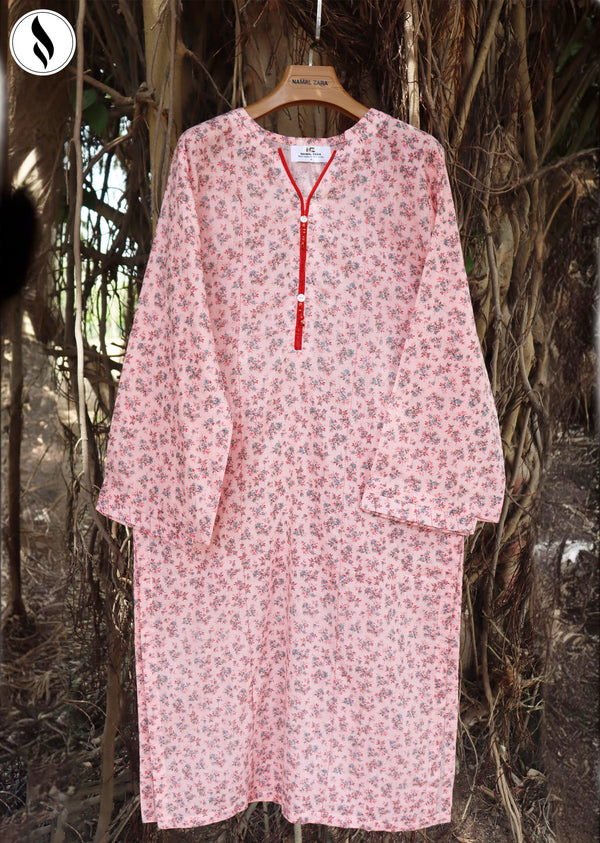 NZSC-505 2 Piece Sunset Rose Co Ord Set Lawn