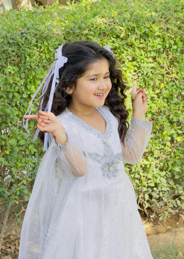 Mini Elegance (Kids) White Glory Couture